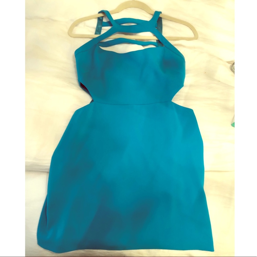 Teal dress
